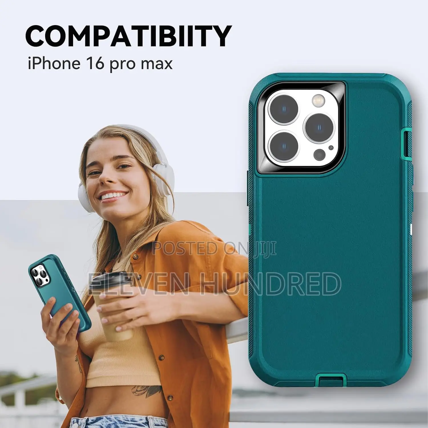 iPhone 16 Heavy Duty Case(All Colours)