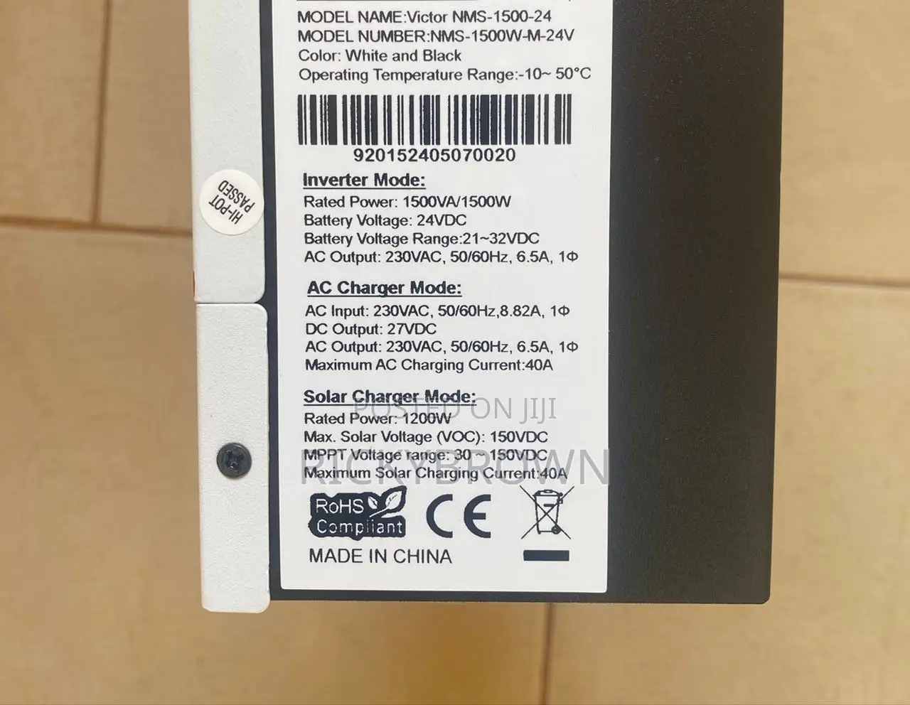 12v 1500 Watts Solar Hybrid Inverters