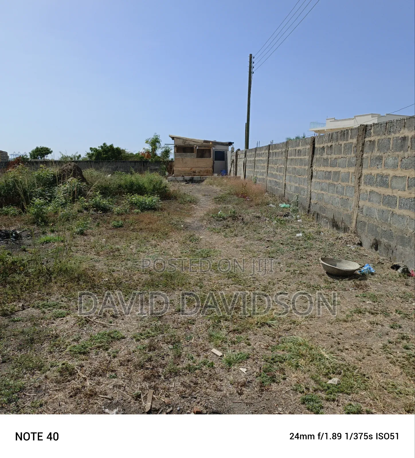 A Half Plot of Land at Sakumono Golf,