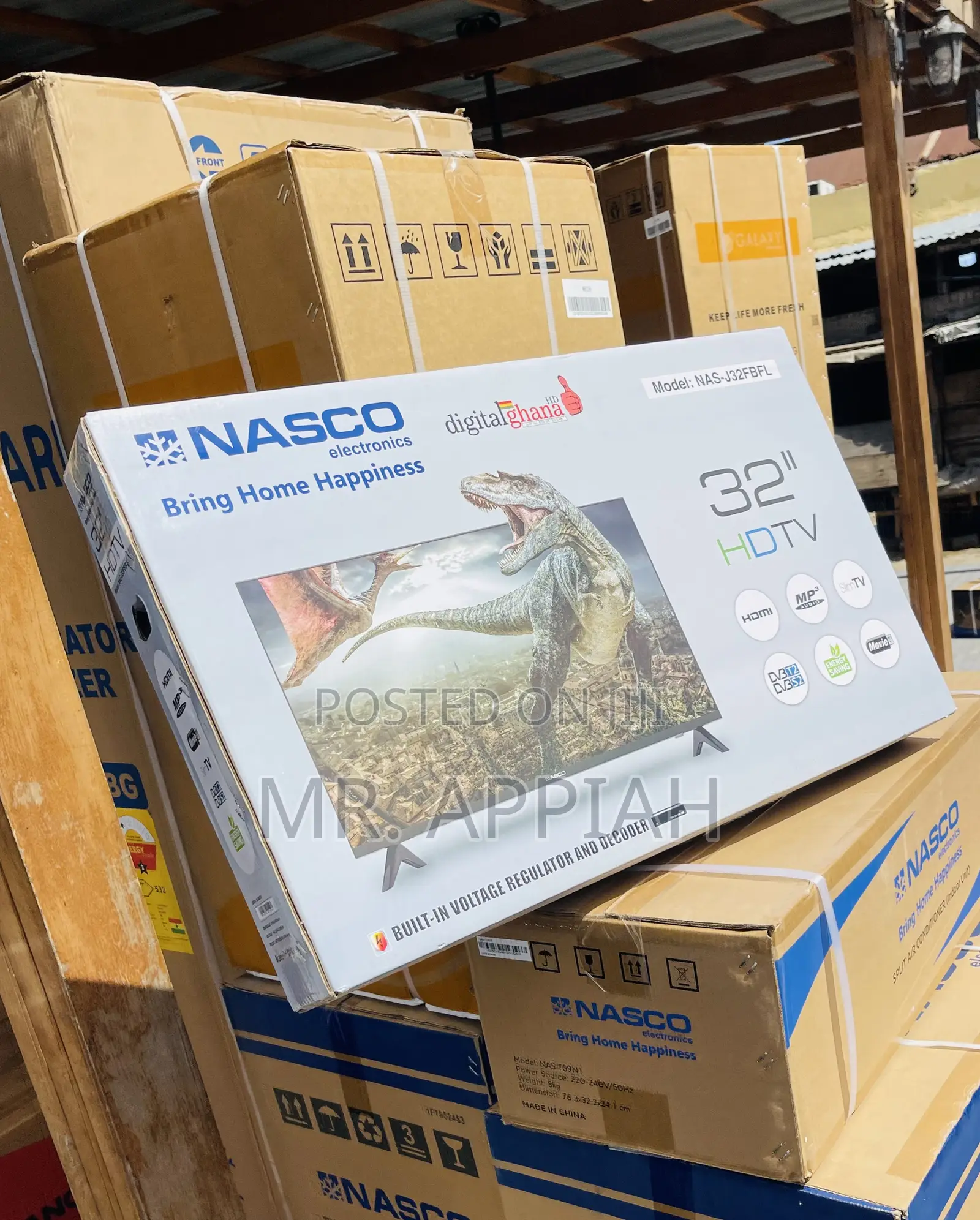 Super Powerful Nasco 32 Inch Hd Satellite Television.