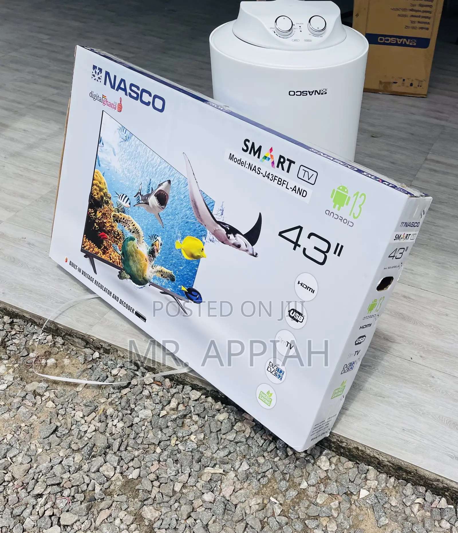 Super Powerful Nasco 43 Inch Full HD Satellite Television.