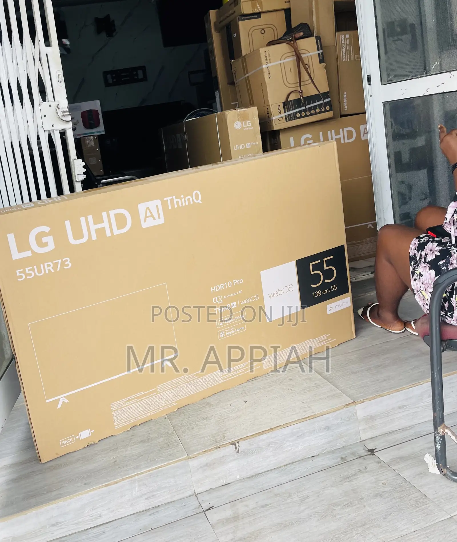 Super Powerful Lg55ur73 55” Ultra Hd Smart Television.