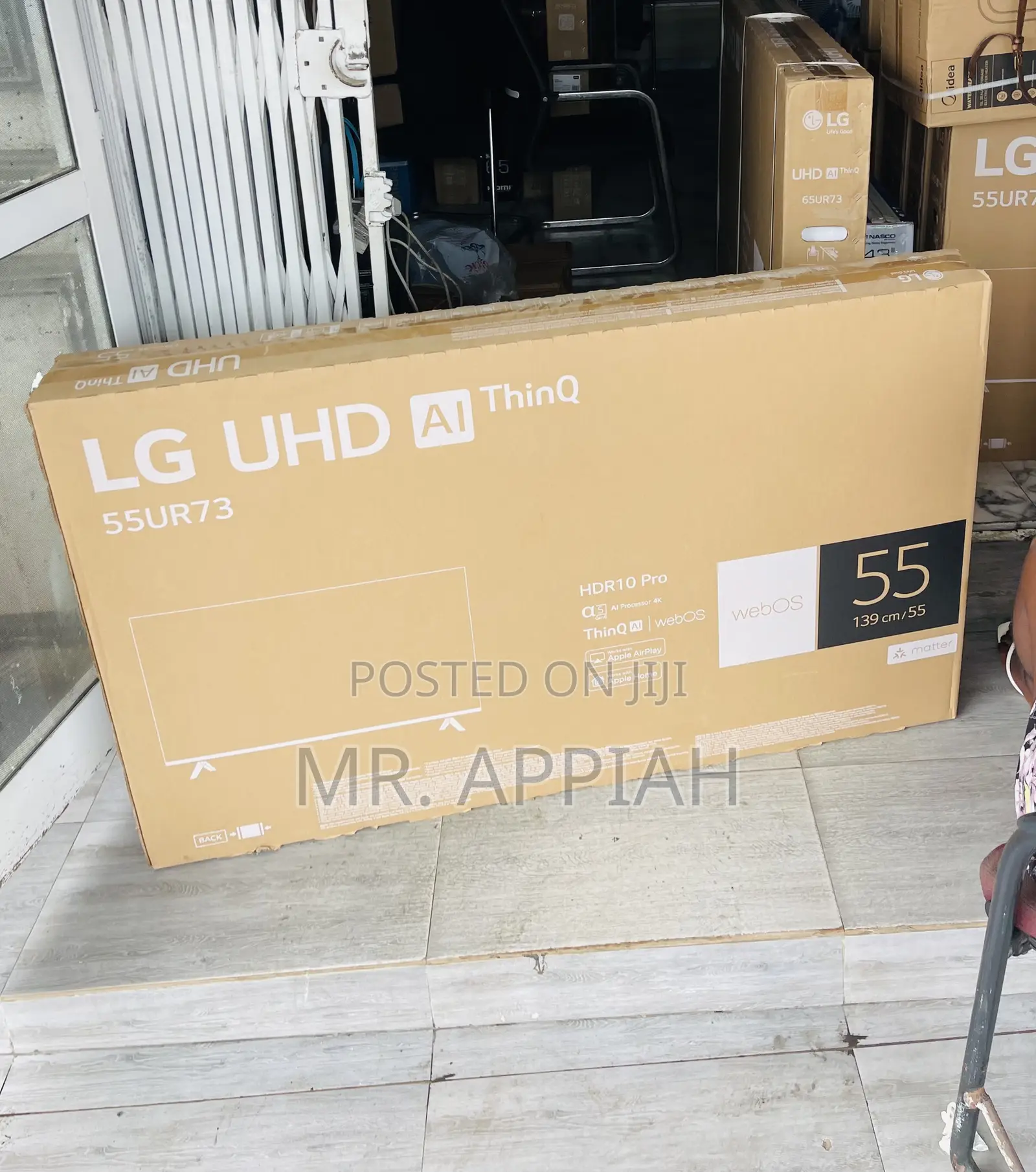 Super Powerful Lg55ur73 55” Ultra Hd Smart Television.