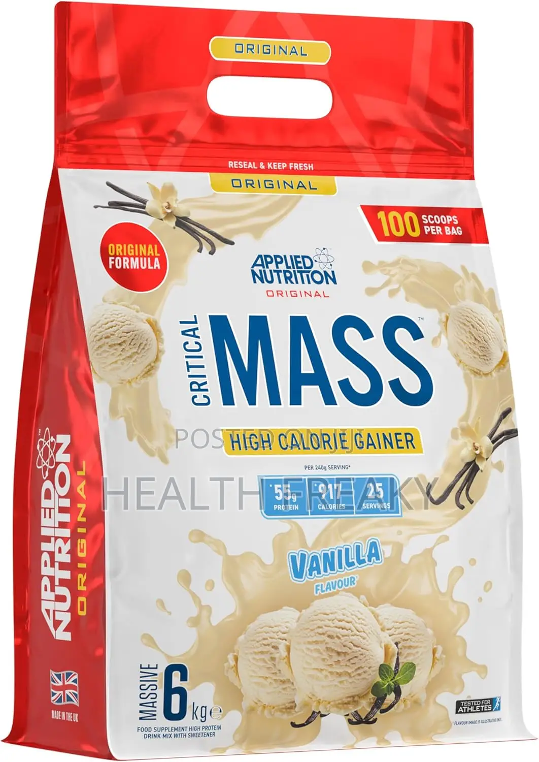 Whey Protein Critical Mass Muscle Builder Weight Gainer 6kg