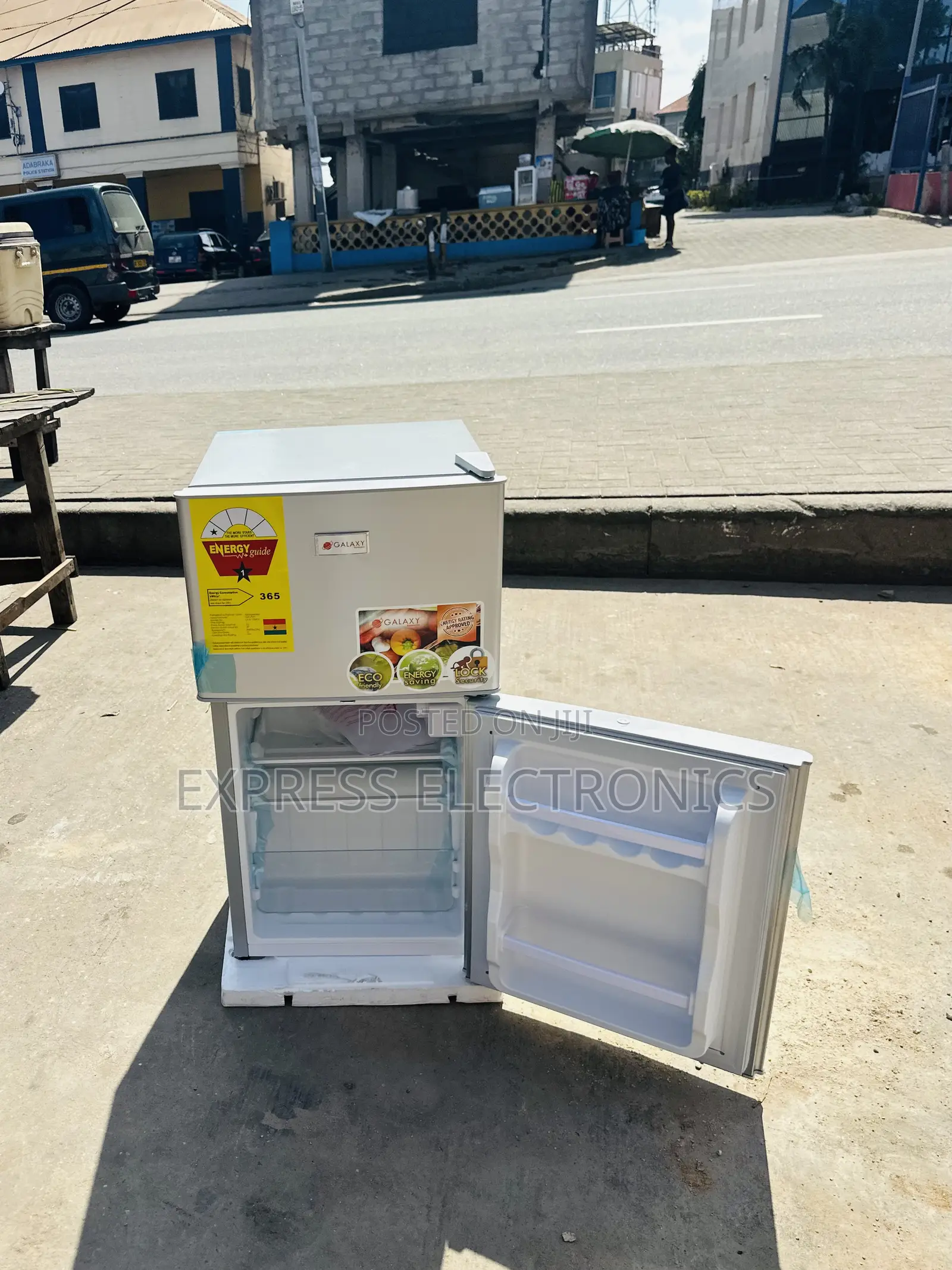 The Current New Galaxy Double Door Table Top Fridge