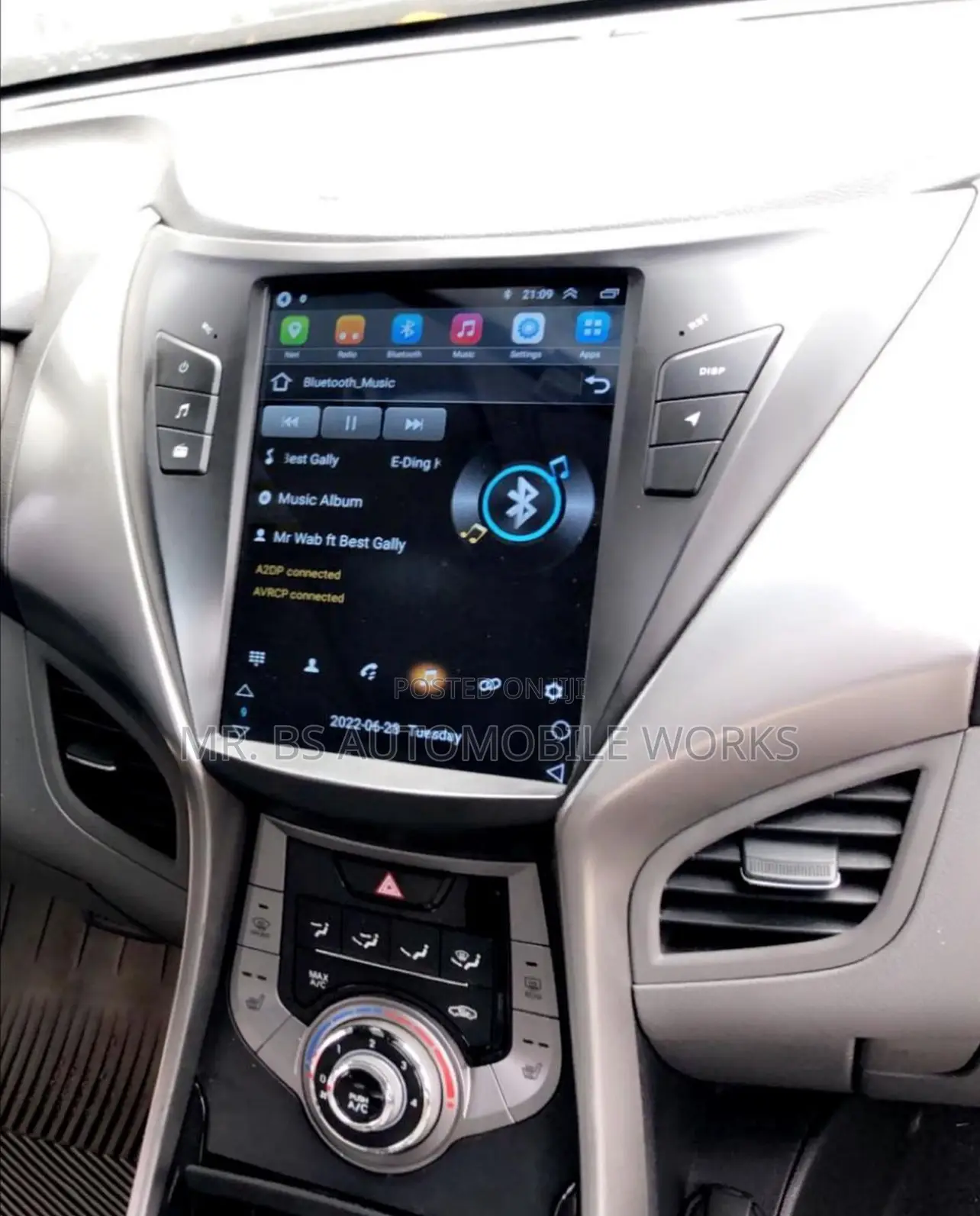 Elantra Tesla Android Screen 2011 To 2014