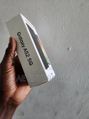 New Samsung Galaxy A52 5G 128 GB Black