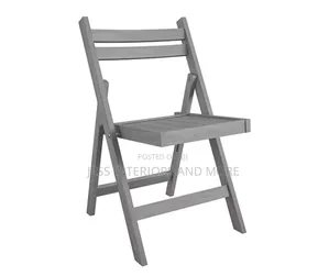 Gray 5-Piece Folding Wood Dining Set