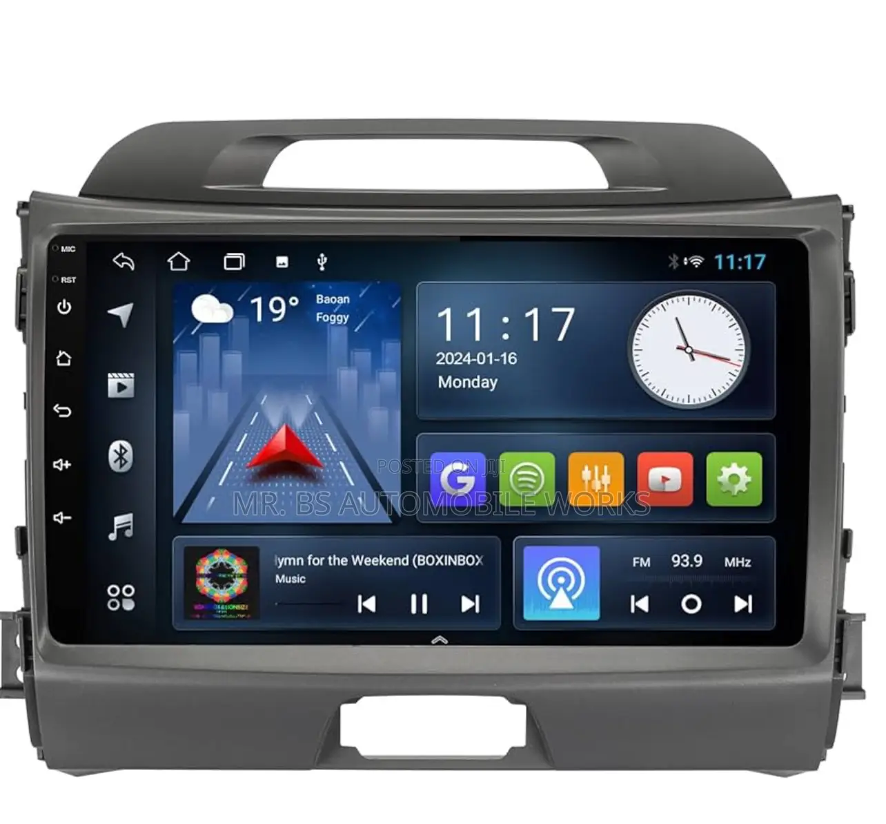Kia Sportage Android Tape 2011 To 2016