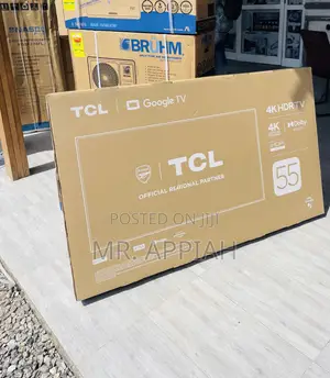 Super Powerful TCL 55p635 55” HDR Frameless Google Tv.