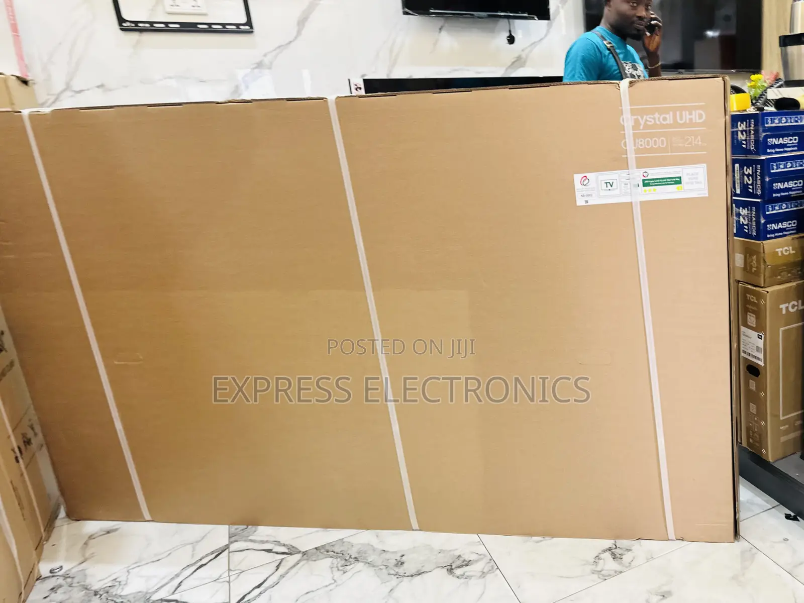 Available Now at Store Uhd Smart Samsung 85”Cu8000.