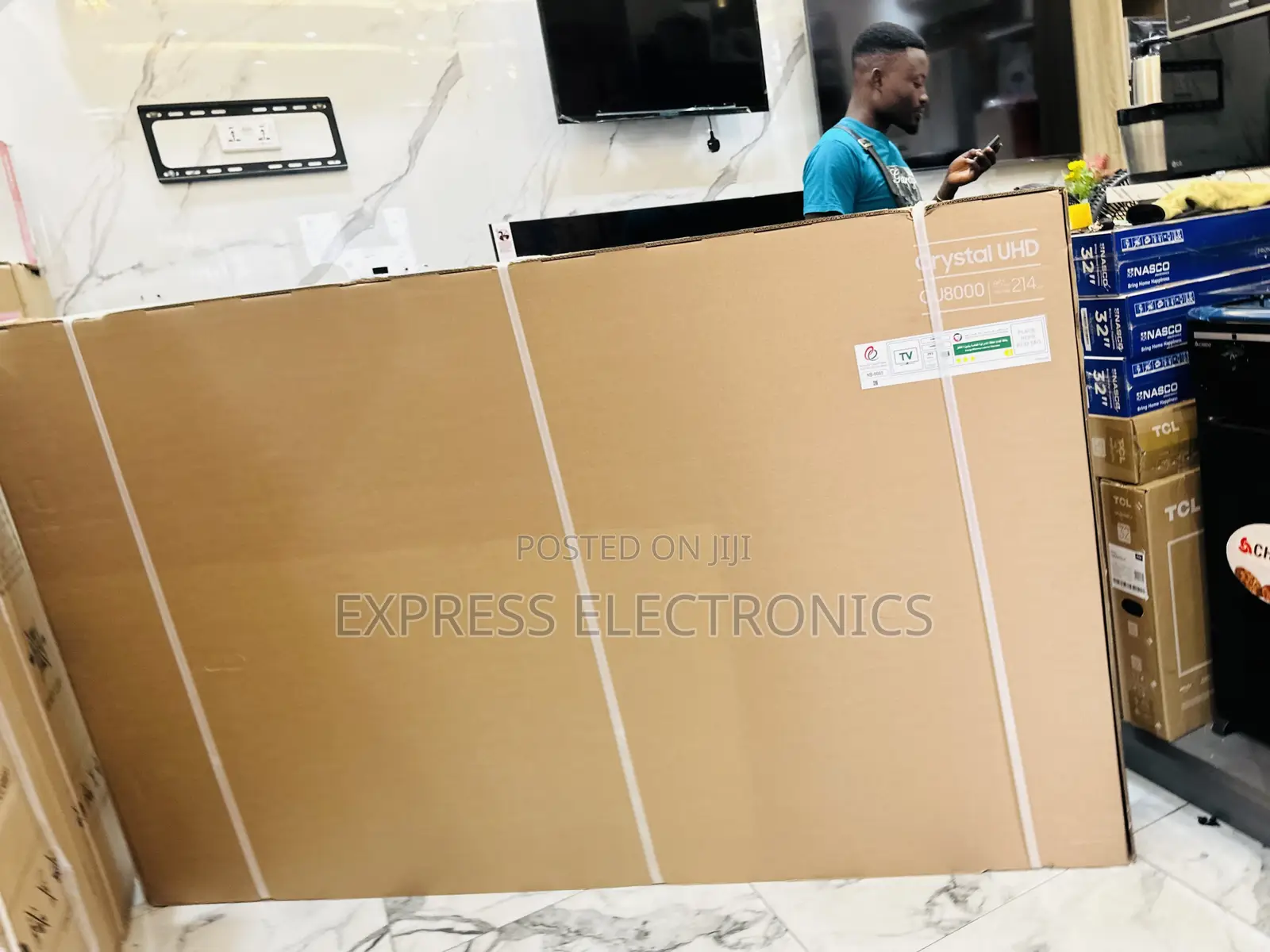 Available Now at Store Uhd Smart Samsung 85”Cu8000.