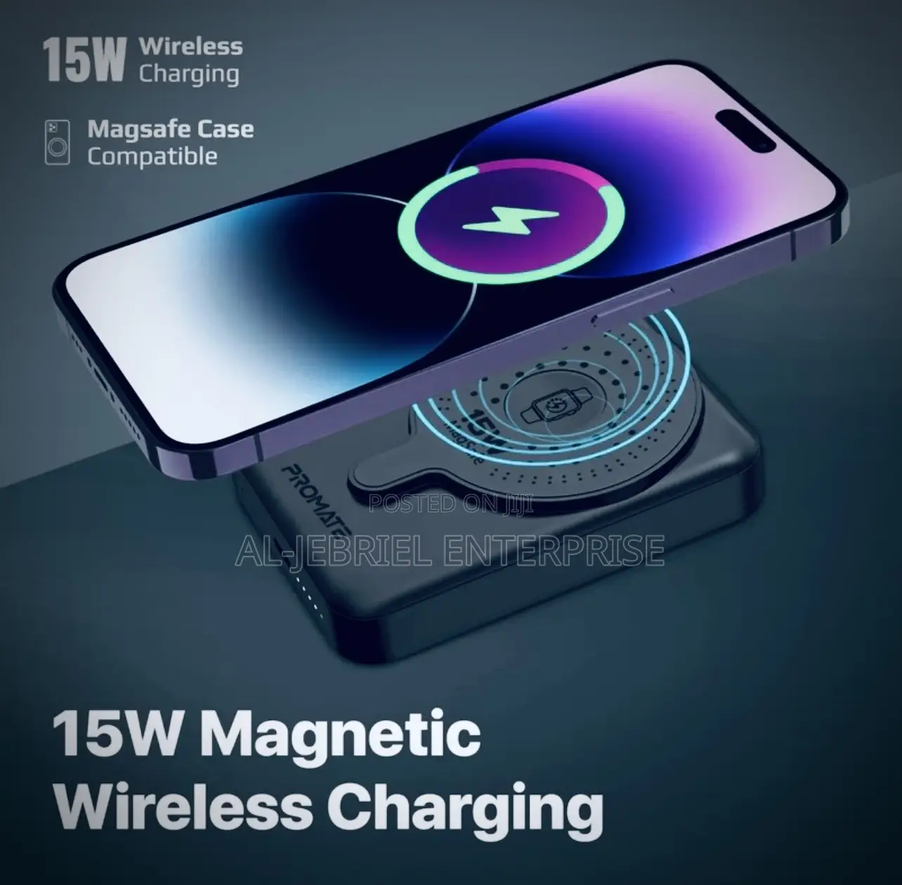Promate Powermag-Duo 10,000 Mah Wireless Powerbank