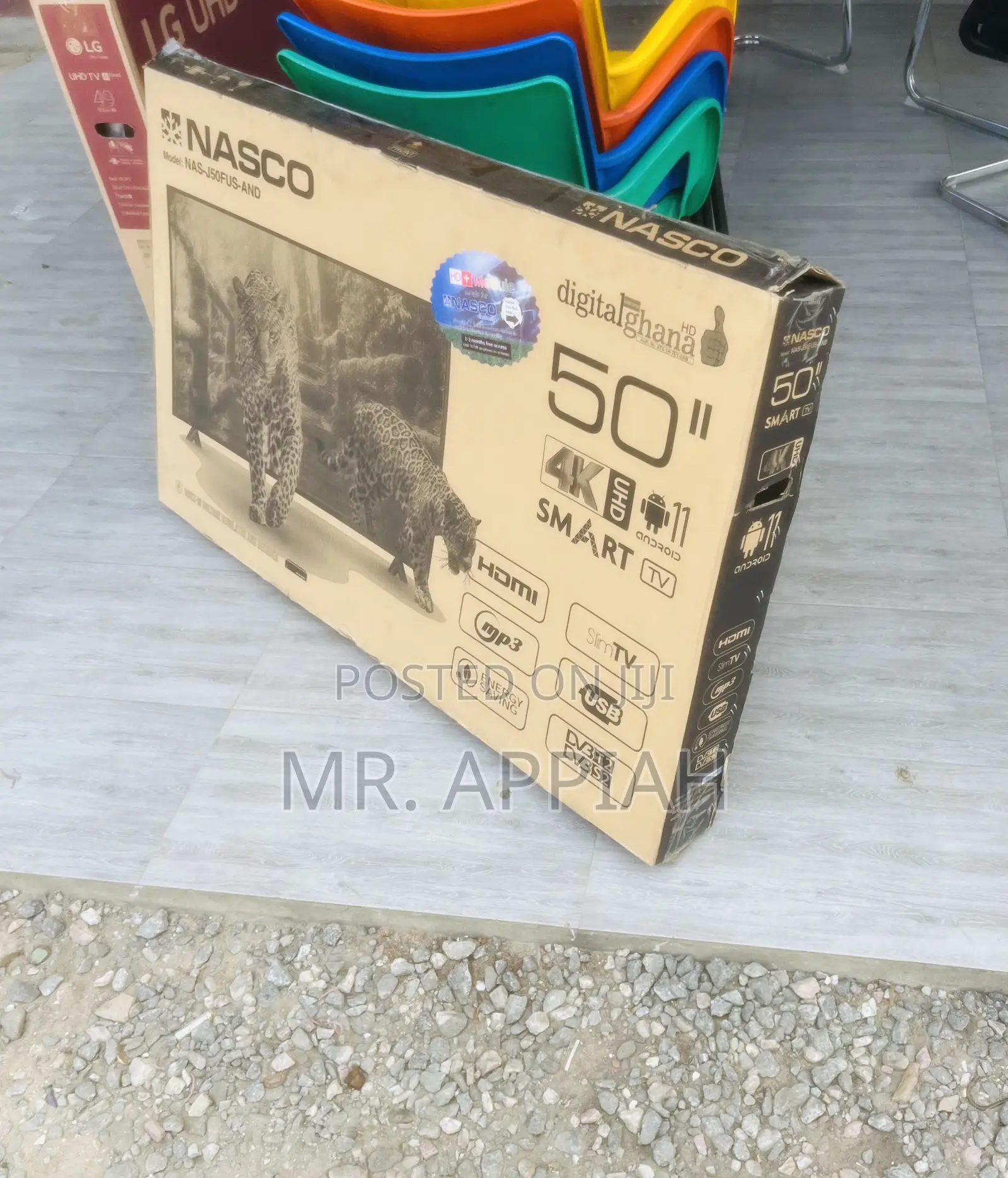 Awesome and Affordable Nasco 50” Uhd Smart Television.