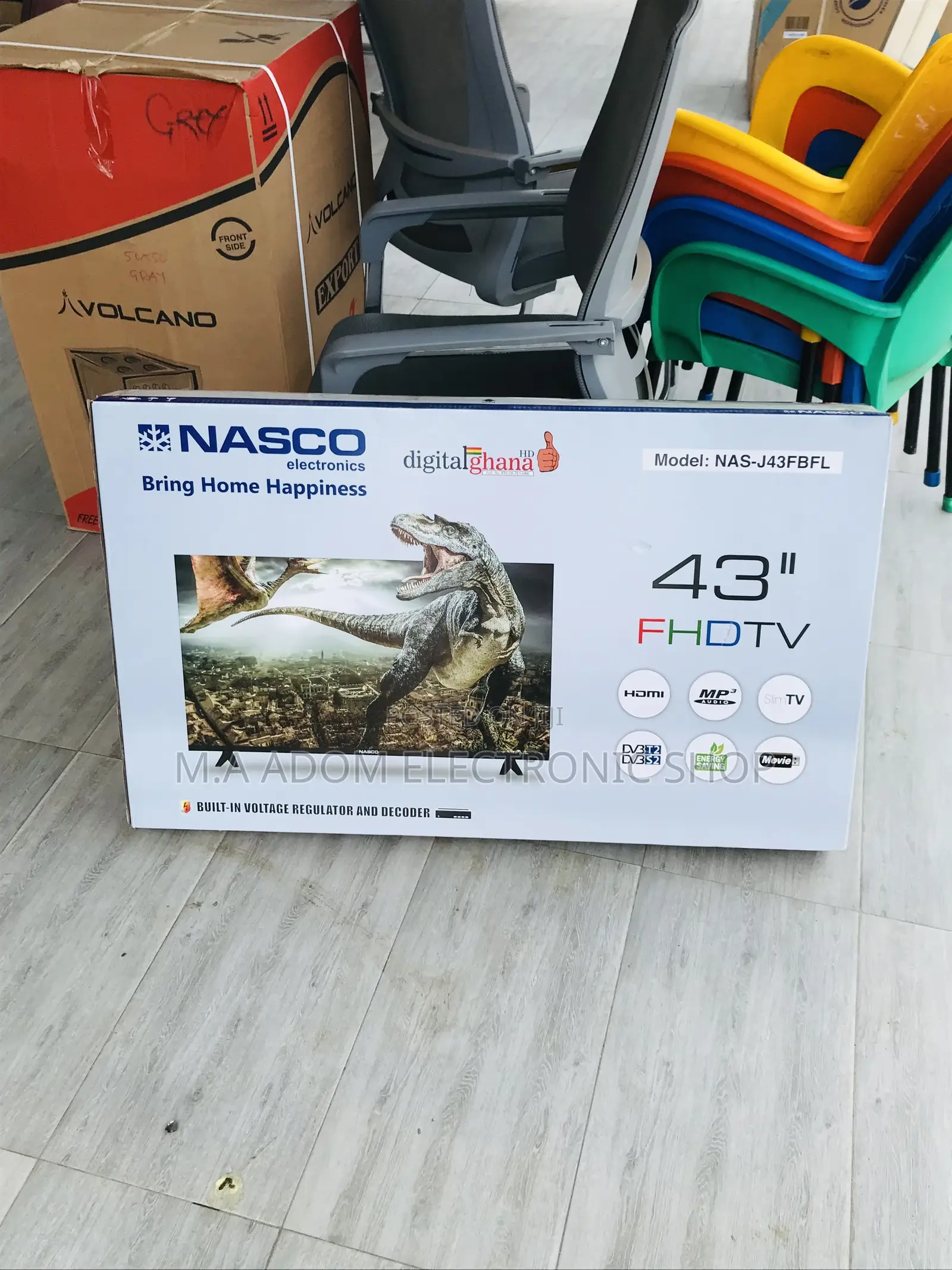 Quality Nasco 43 Inch FHD Sim Tv HDMI LED