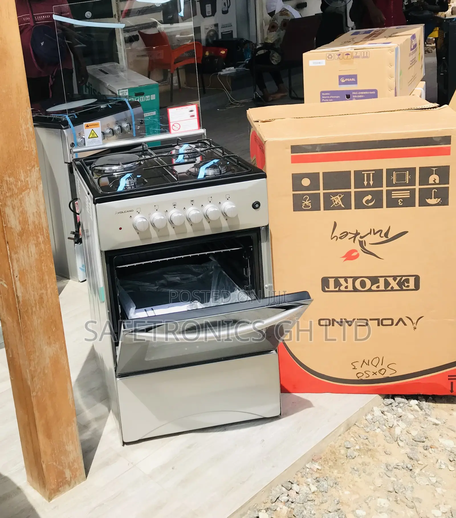 Order Classic Volcano 1+3 Gas + Electric 50by50 Gray 