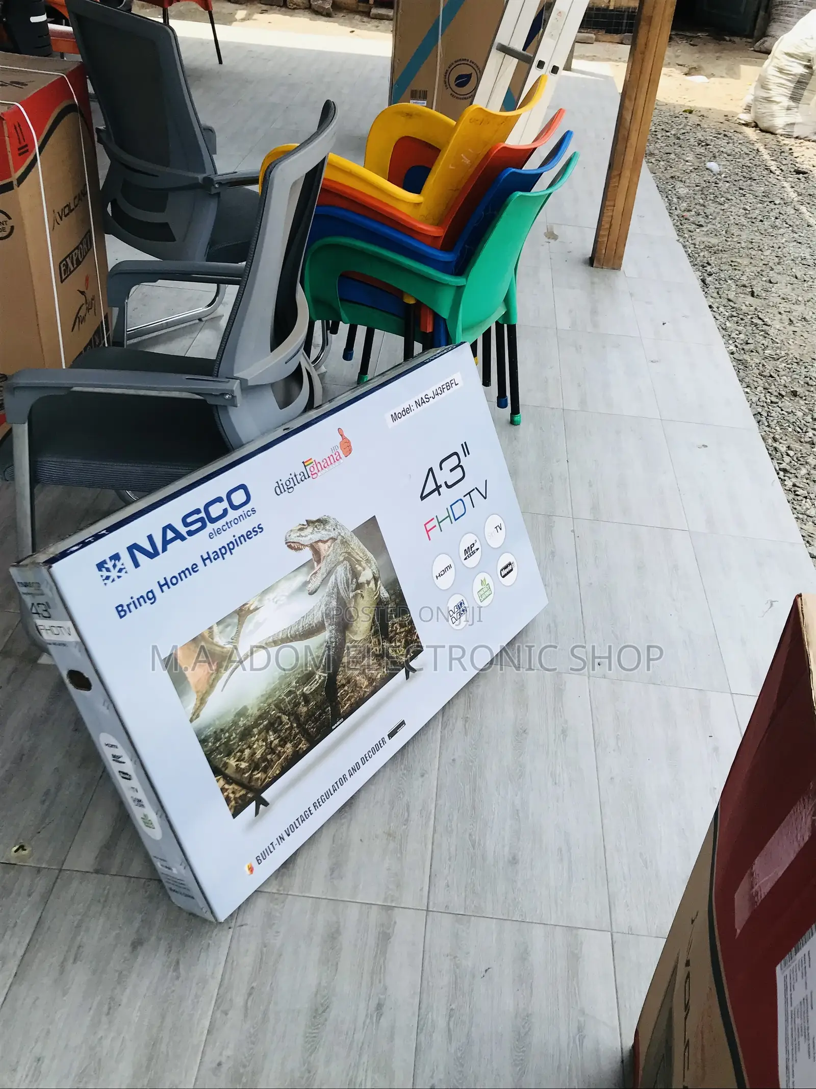 High Affordable Quality Nasco LED 43 Inch Black HDMI