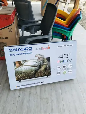 Nasco 43 Inch LED Dv3 T2S2 HDMI Slim TV
