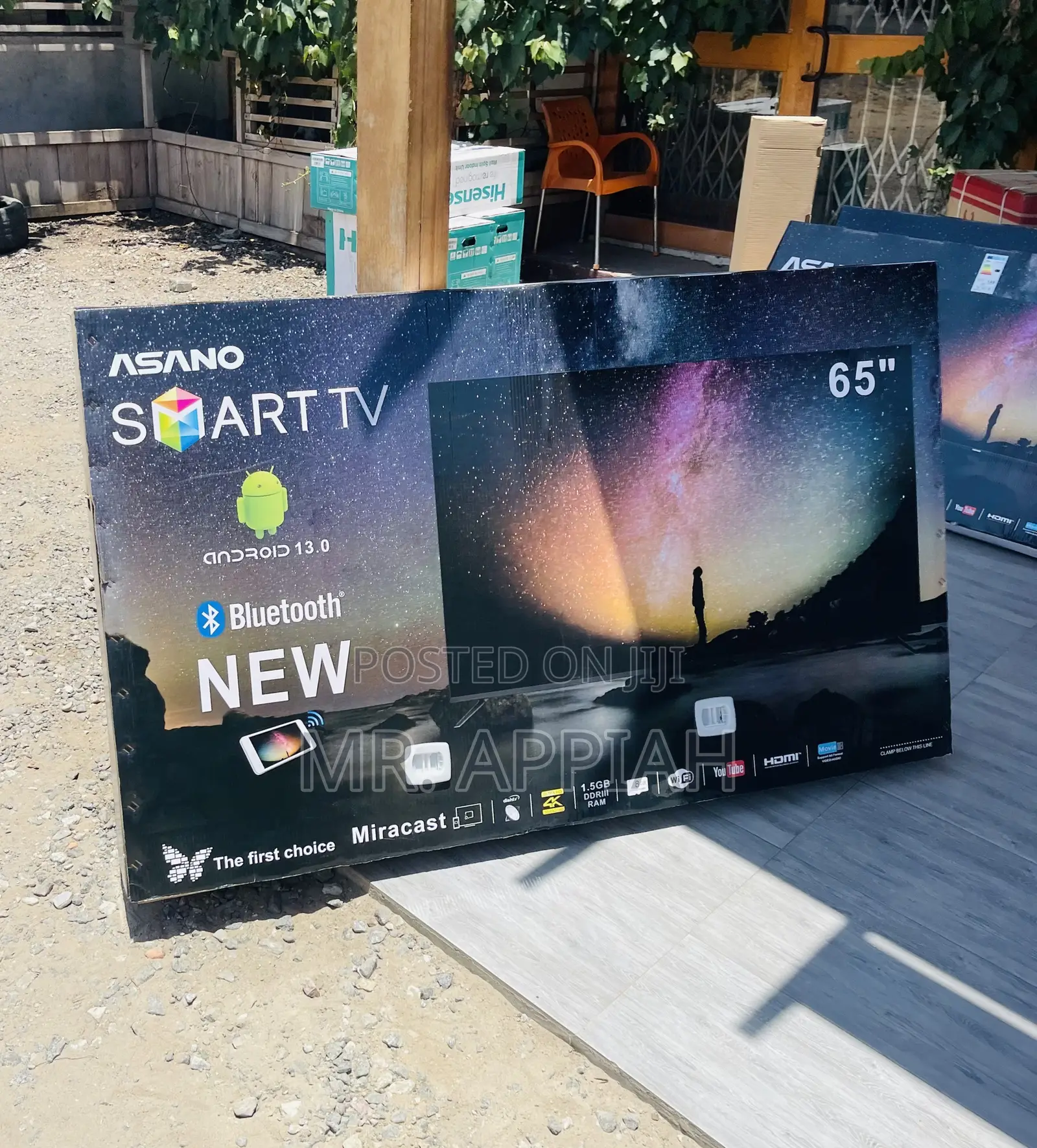 Awesome and Affordable Asano 65” Uhd Smart Television.