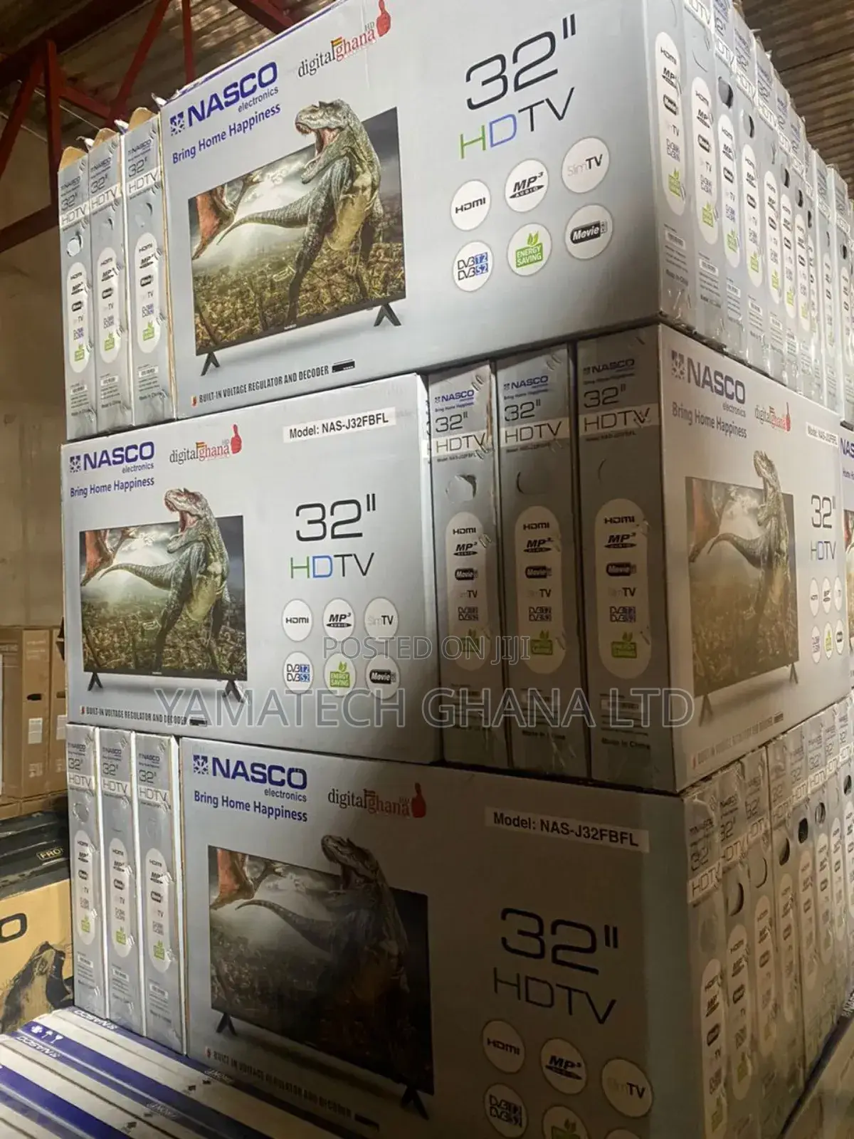 Nasco 32 Inch Digital Satellite With Inbuilt Decoder