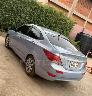Blue Hyundai Accent for Rent