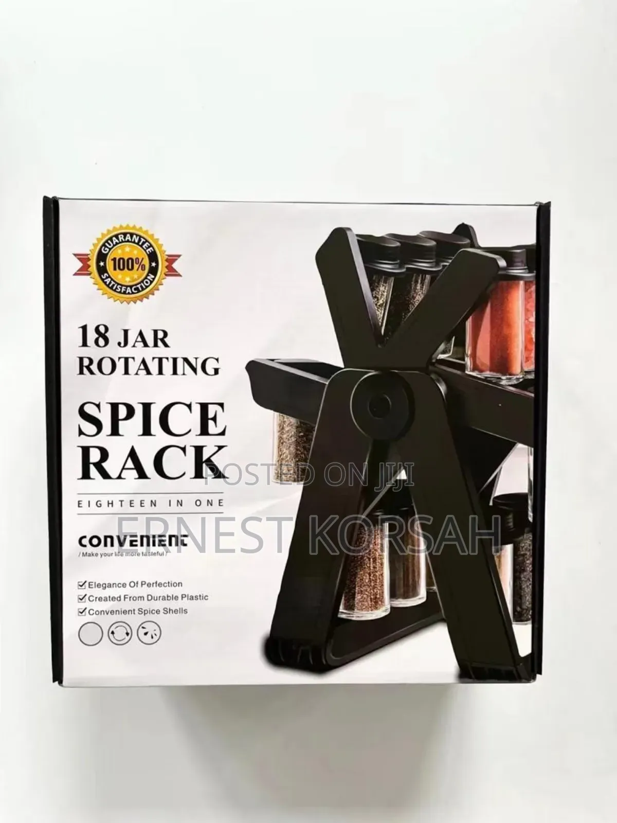 18 Jar Rotating Spice Rack