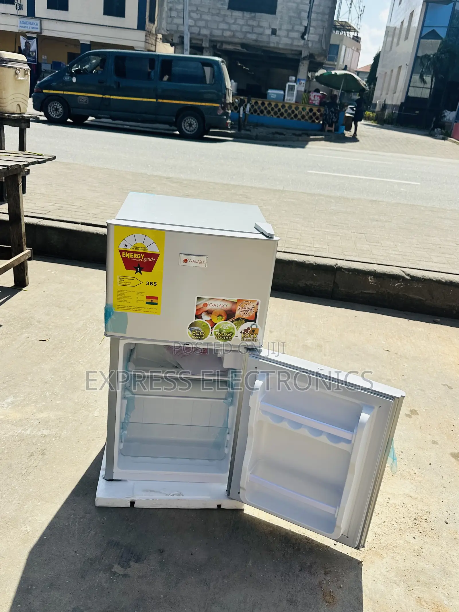 Original New Grey Galaxy Double Door Fridge Table Top