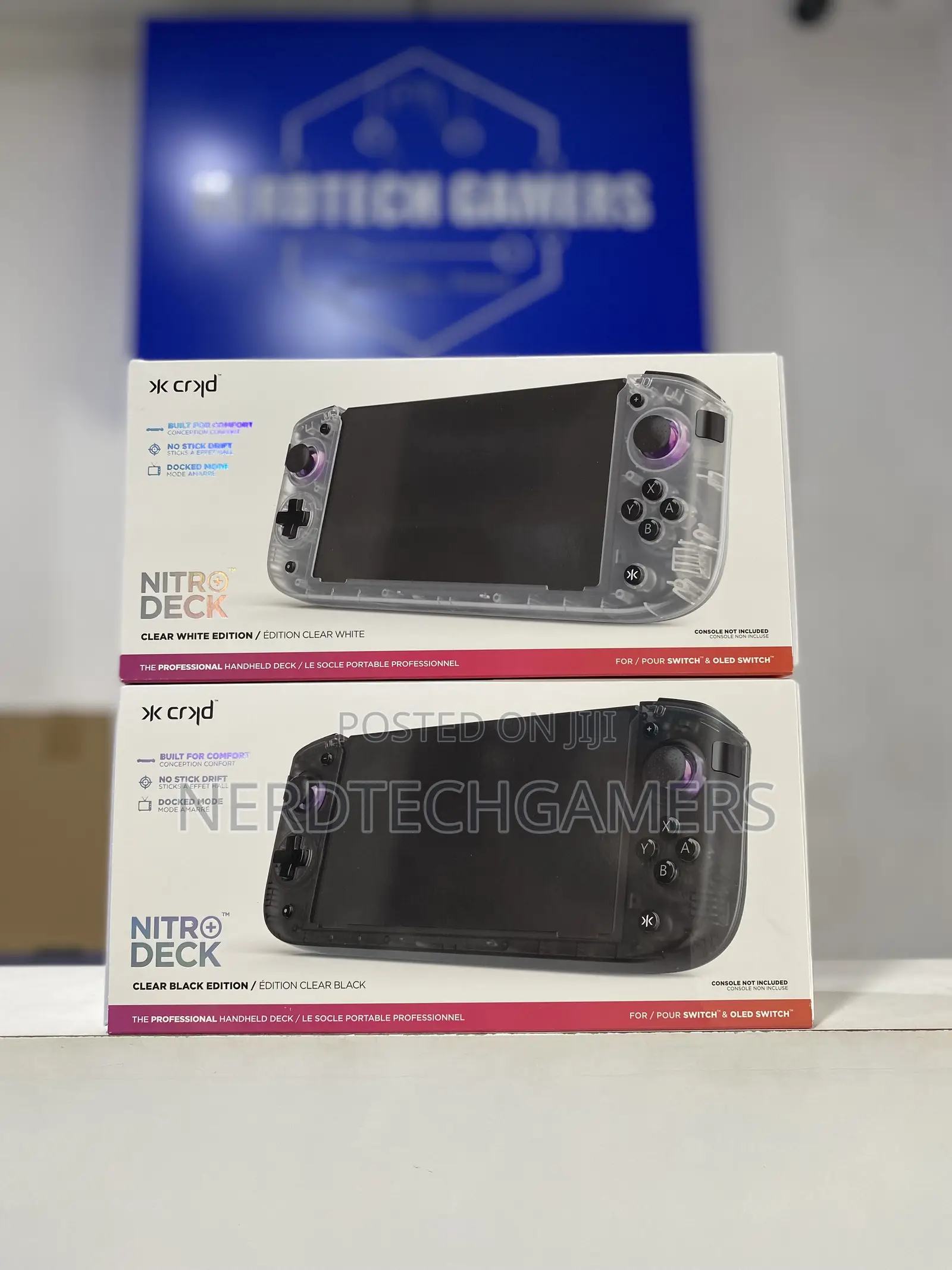 CRKD Nitro Deck+ Handheld Pro Controller for OLED Model