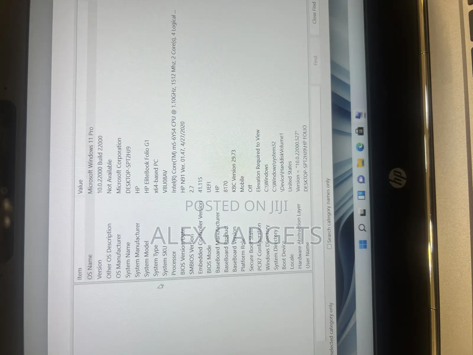 Laptop HP EliteBook Folio 1020 G1 8GB Intel Core M SSD 256GB