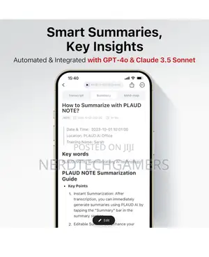 AI Voice Recorder, PLAUD Note Voice Recorder , App Control,