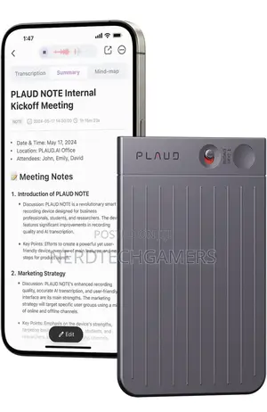 AI Voice Recorder, PLAUD Note Voice Recorder , App Control,