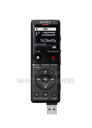 Sony ICD-UX570 Digital Voice Recorder, ICDUX570BLK, Usb