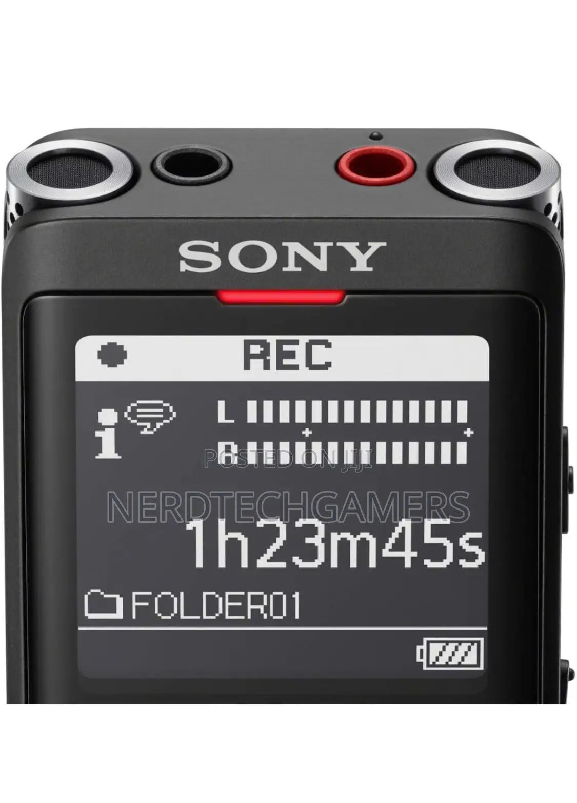 Sony ICD-UX570 Digital Voice Recorder, ICDUX570BLK, Usb