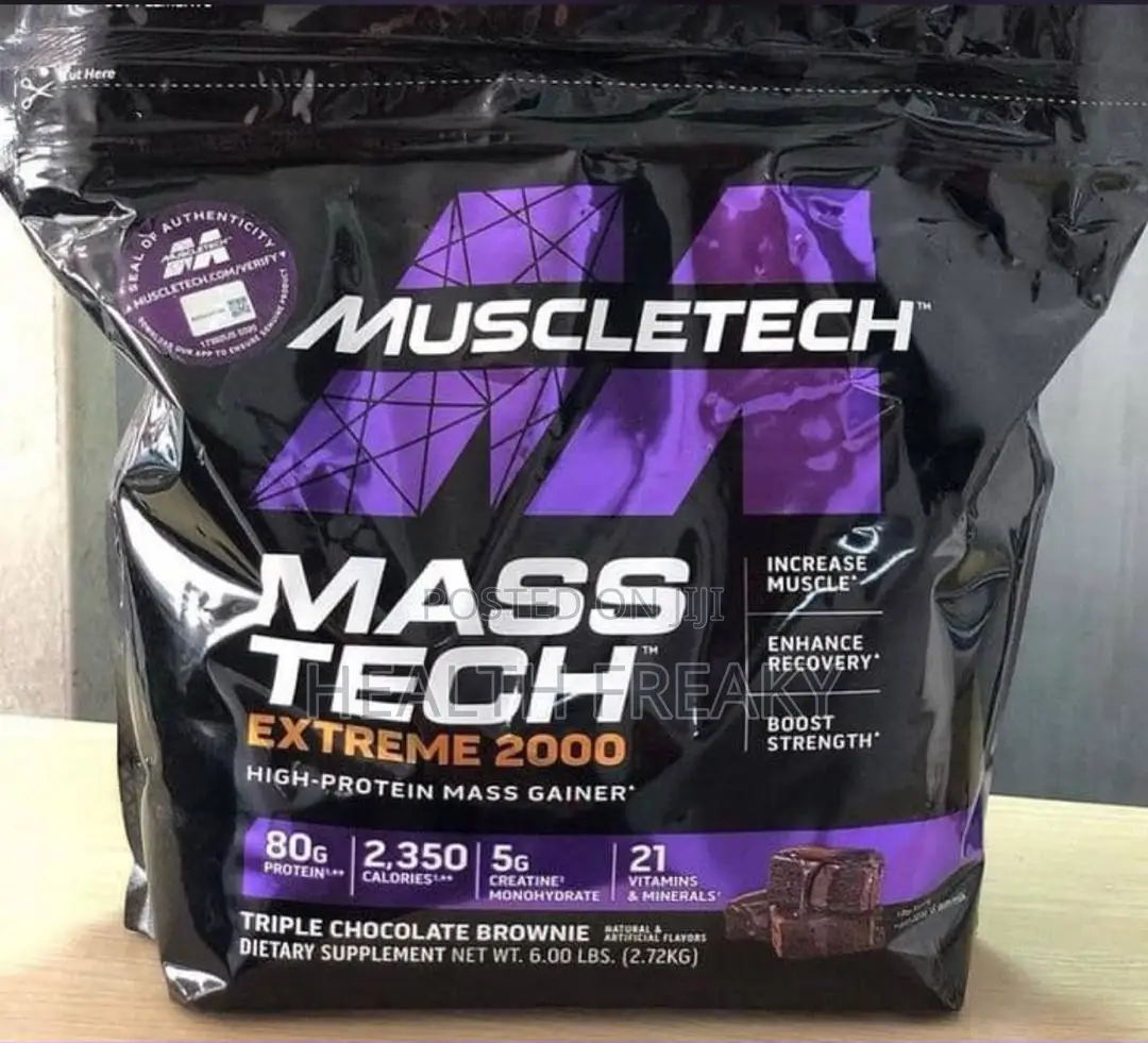 Masstech Extreme 2000 Mass Gainer Weight Gainer Bulk Muscles