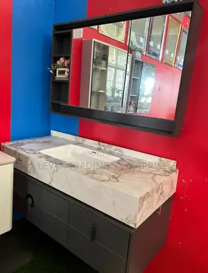 Double Cabinet Basin - Marble Type