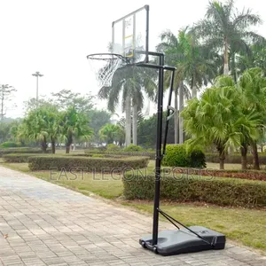 Everlast Basketball Stand Fibre Glass Backboard Hoop Rim