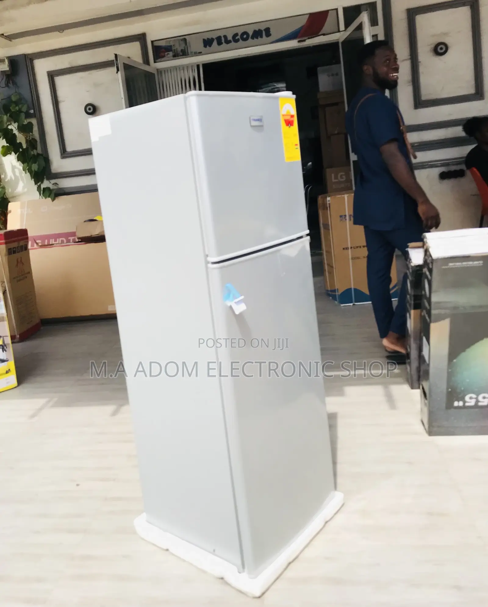 Latest and Affordable Nasco 158L 2 Door Fridge(Nasf2-18fl).