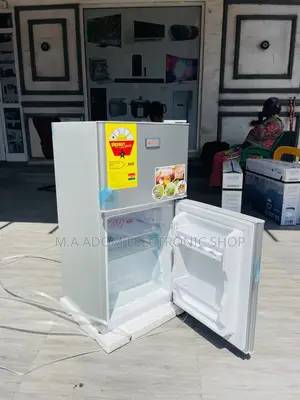 Brand New Galaxy Double Door Table Top Fridge.