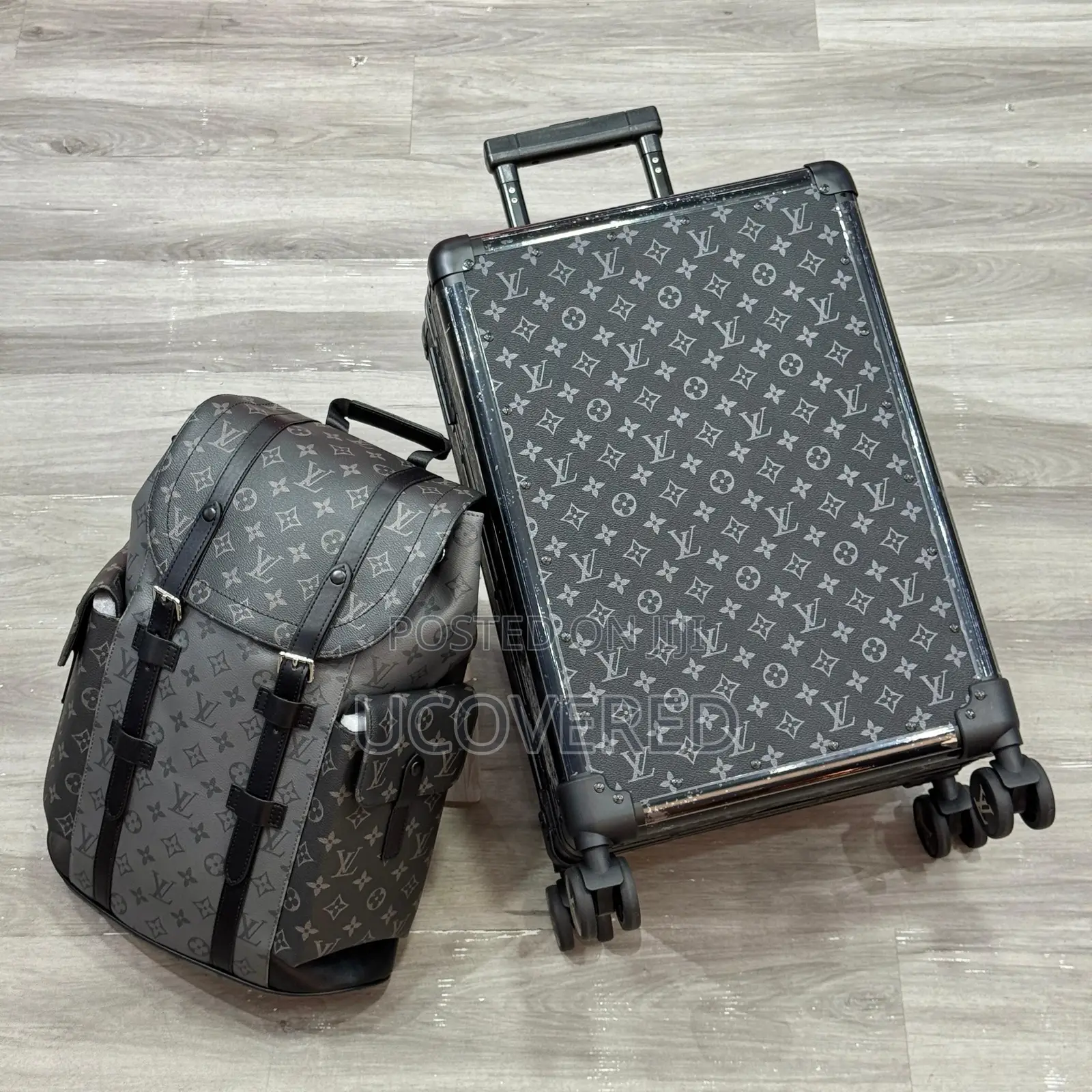 Designer Suitcase + Backpack Set