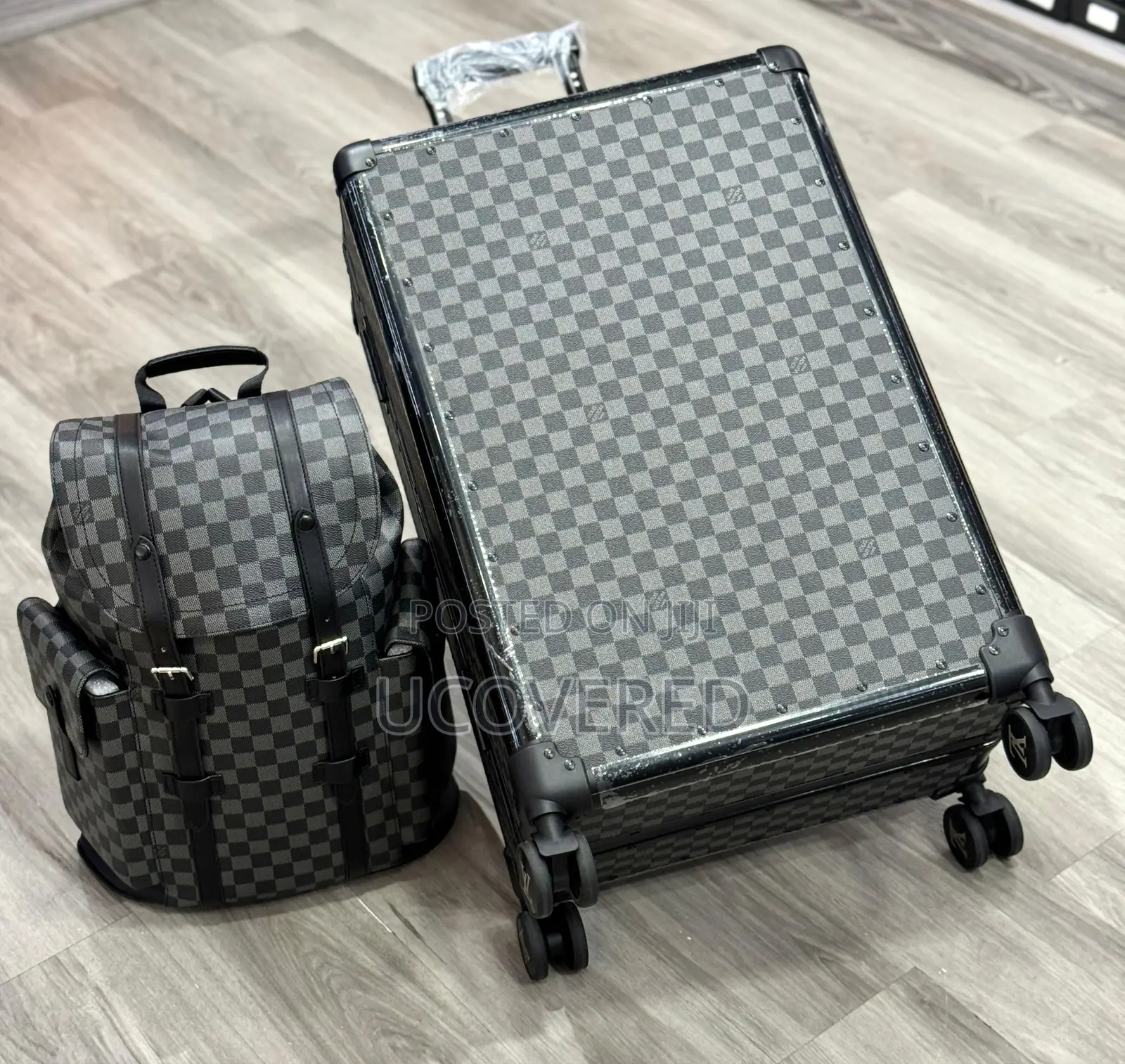 Designer Suitcase + Backpack Set