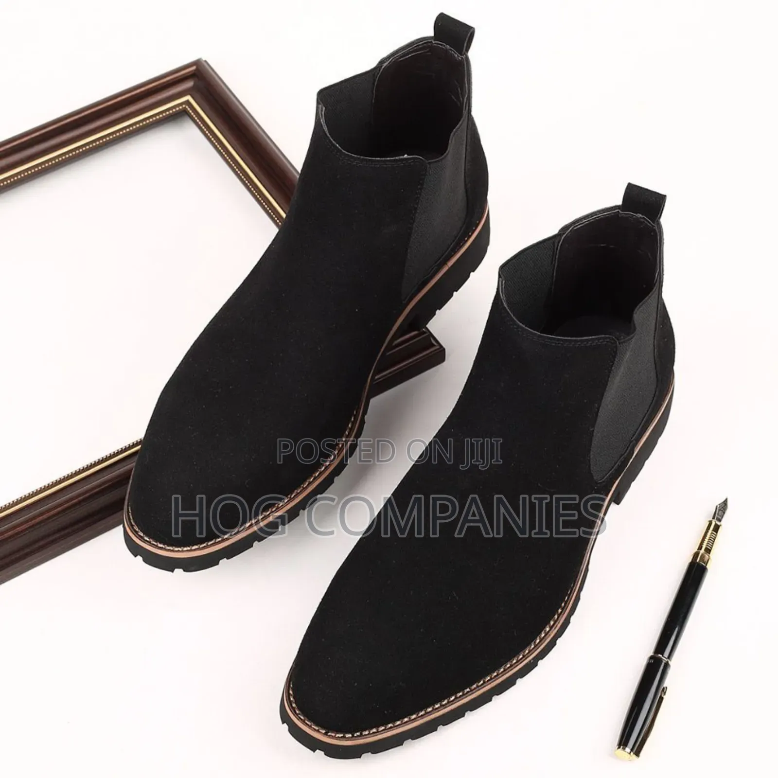Men's Fashion Leather Desert Boots