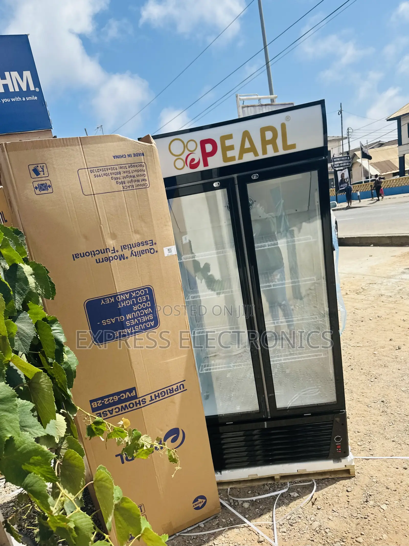 High Quality Sleek Double Door Pearl PVC-622 500L