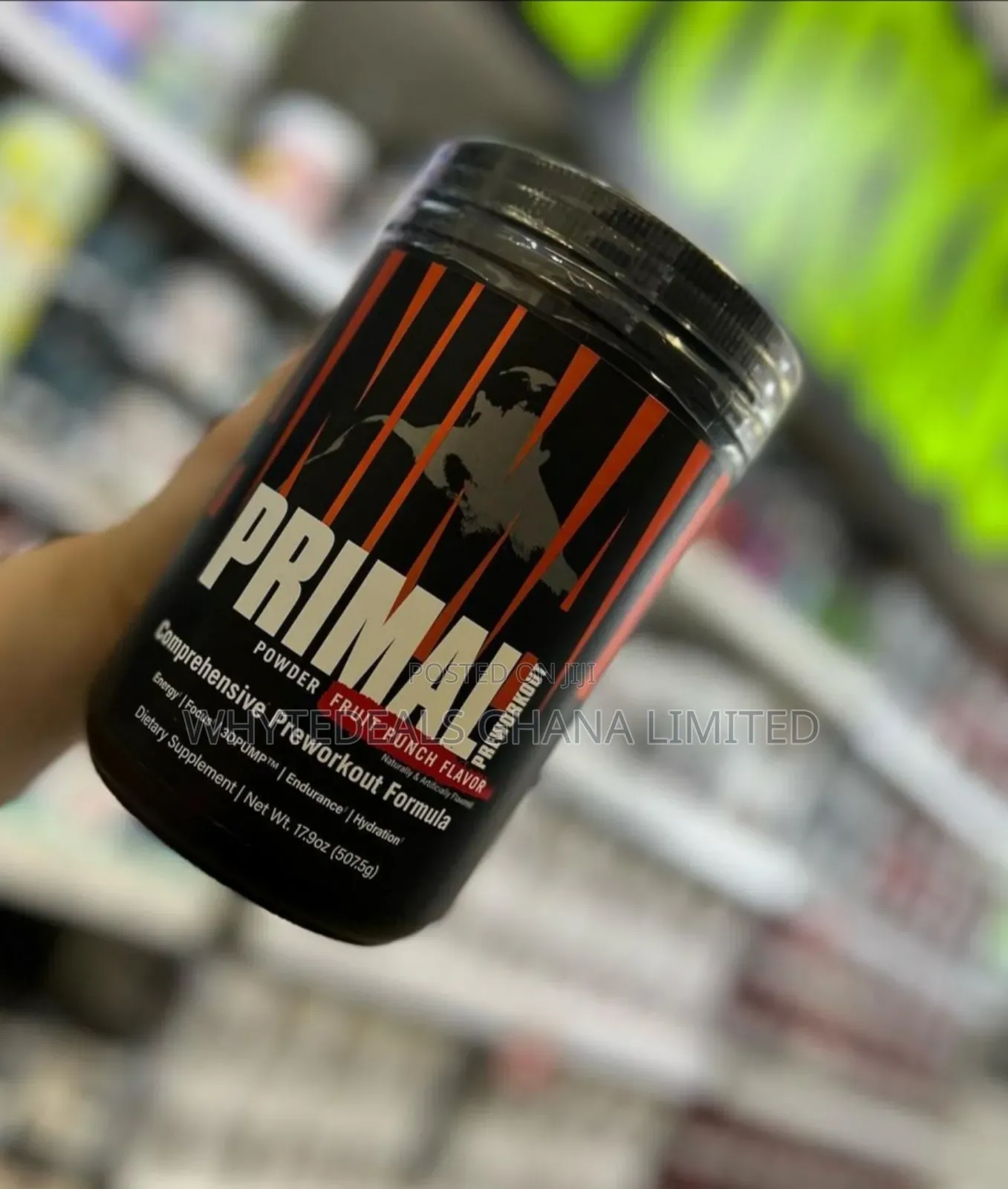 Animal Primal Preworkout Improves Energy,Endurance,Hydration