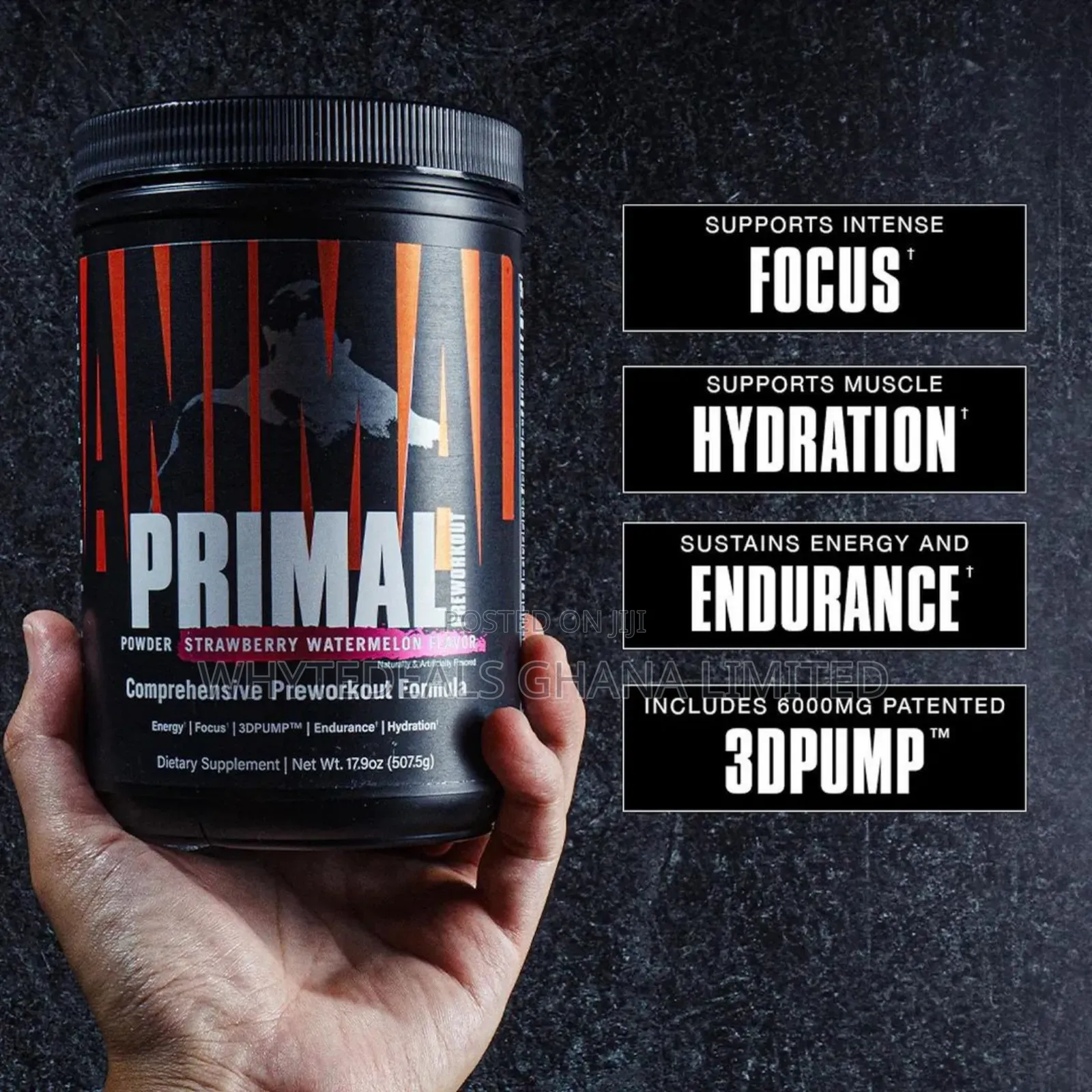 Animal Primal Preworkout Improves Energy,Endurance,Hydration