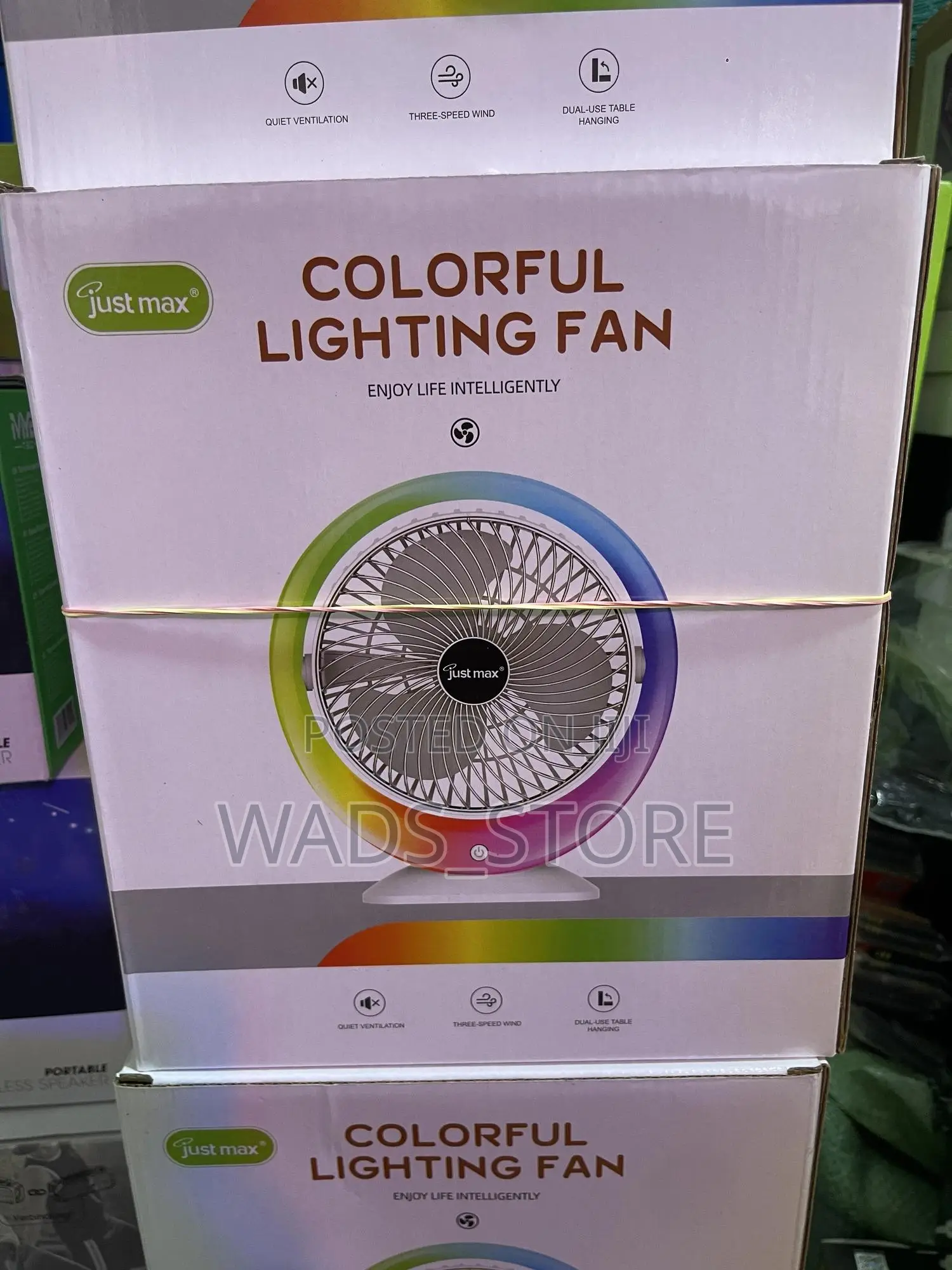 Colorful Lighting Fan