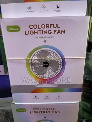 Colorful Lighting Fan