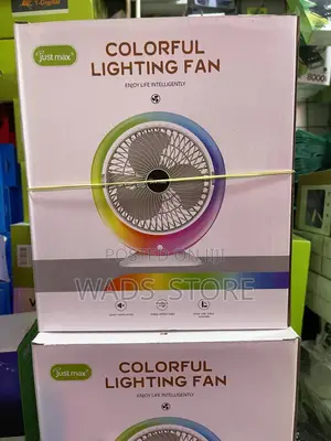 Colorful Lighting Fan