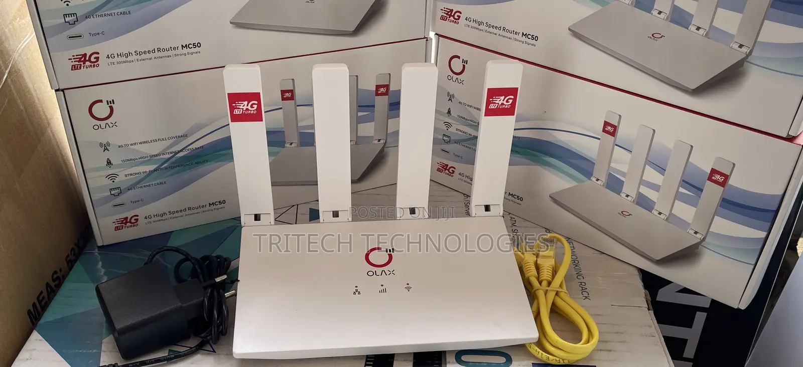 Olax Universal Sim Router One Lan Port 4G Speed of 300mbps
