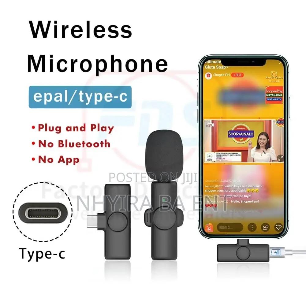 Original Wireless Microphone for Phones (iPhone and Android)
