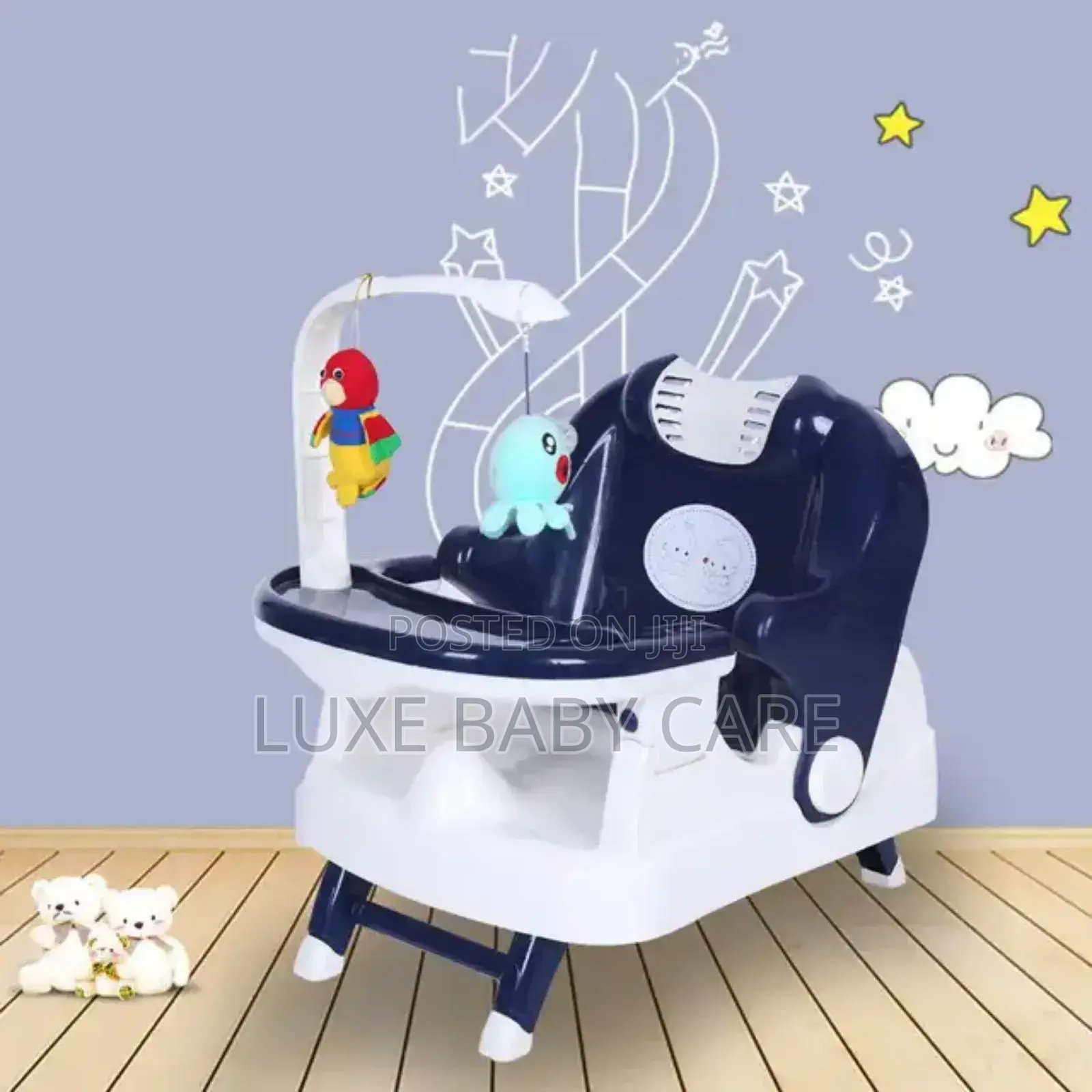 Mini High Chair, Portable Booster Seat for Toddlers